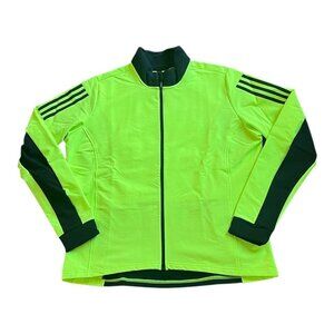 adidas The COLD.RDY Cycling Jacket Women's Lucid Lemon Size XL NWT